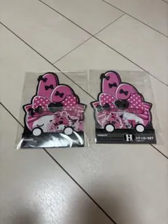 マイメロディ&クロミ　ハッピーくじ　H賞　ステッカーセット