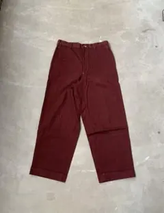 90's コムデギャルソン オム　製品染コットンスラックス