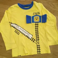 新幹線デザイン Tシャツ イエロー