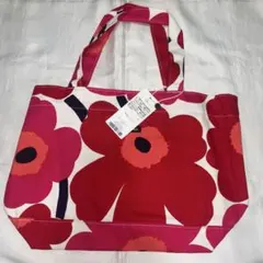 marimekko マリメッコ ウニッコ トートバッグ 赤のサムネイル