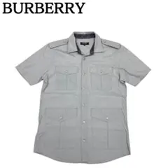 希少★バーバリーブラックレーベル 半袖シャツ ノバチェック グレー 2
