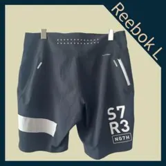 シン様ご依頼　リーボック　Reebok Lサイズ 黒 ショートパンツ