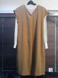 ワンピース　レーストップブラウス　２点セット