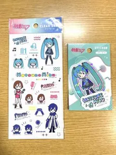 初音ミク ステッカー 2枚セット 新品未開封