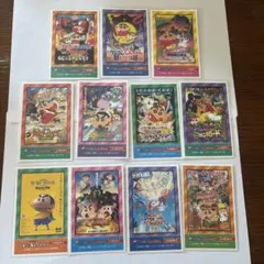 クレヨンしんちゃん 映画ポスターシール 11枚セット