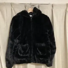 H&M くま耳フード付きファージャケット