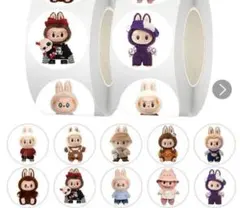 ラブブ♡ロールシール　バラ100枚