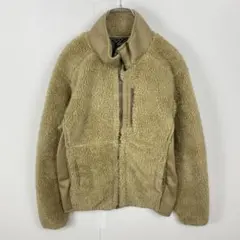 美品 FIRST DOWN ファーストダウン ボアフリースジャケット 防寒 L