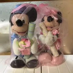 電報ぬいぐるみ　ディズニー　ミッキー　ミニー　ウエディング　結婚式
