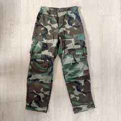 80年代 米軍実物 U.S.ARMY BDU ウッドランドカモ XS-short
