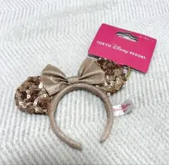 東京ディズニーリゾート スパンコールカチューシャ　キーチェーン