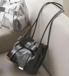 VIS リボンミニトートバック