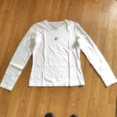 agnis b. ホワイト長袖Tシャツ サイズ2
