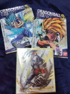 ジレン色紙＆オレンジピッコロカード（未開封）☆☆☆　ドラゴンボール