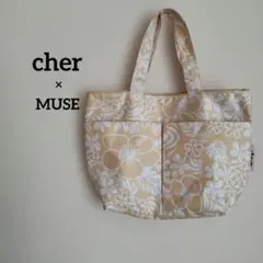cher オリジナル アロハ柄 トートバッグ フラワーパターンのサムネイル
