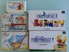 ファイナルファンタジー1,2,3,4,5セット SFC FC FFⅠ〜Ⅴ