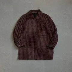 00~90s テーラードジャケット 総柄 レトロ 個性派 vintage 美品