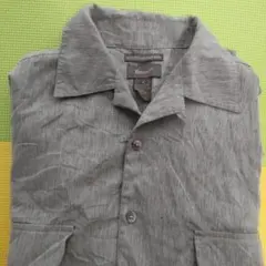 BRUNO　SUEDED MICROFIBER フェイクスウェードシャツ　古着のサムネイル