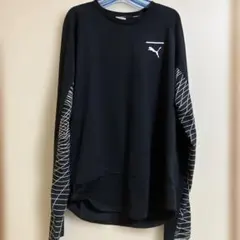 PUMA 長袖 トレーニングトップ 黒メンズM