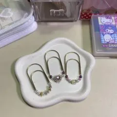 大きめ可愛い ペーパークリップ バインダー貯金 c7