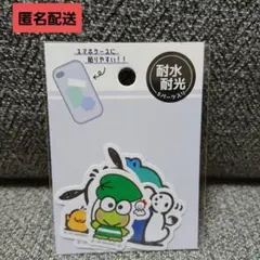サンリオ　キティ　ハンギョドン　サム　けろっぴ　ポチャッコ　耐水耐光シール