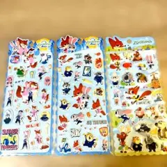 ディズニー ズートピア シール ぷくぷくシール ステッカー ライセンス 正規品