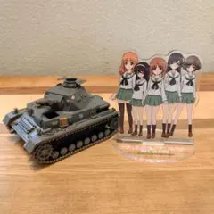 ガルパン Ⅳ号戦車D型 完成 アクリルフィギュア 限定 プラモデル あんこうのサムネイル