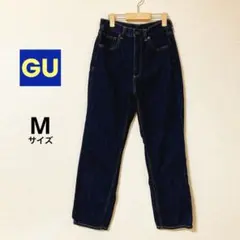 GUハイウエストストレートジーンズ Mサイズ 綿100% デニム