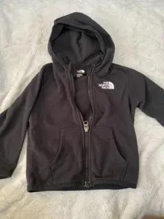 THE NORTH FACE フリースフーディ 黒　80-90センチ