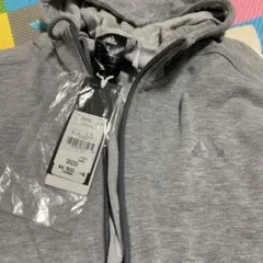 adidas グレー パーカー A1856 L