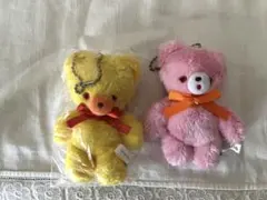 新品・レトロなくまのぬいぐるみ　2点セット