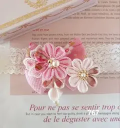 767ひな祭り♡初節句♡ベビーヘアバンド　髪飾り　お食い初め　袴ロンパース髪飾り