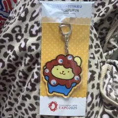 大阪万博　ミャクミャクポムポムプリン　アクリルストラップ
