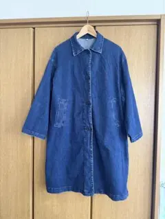 無印良品　婦人　ストレッチデニムコート　S
