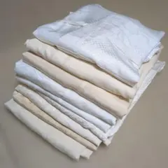 ♦*️様 3534 白系長襦袢まとめ売り10着！リメイク•お稽古用など☆