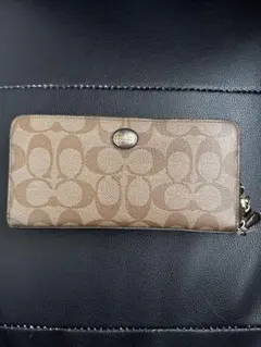 COACH モノグラム 長財布 ブラウン