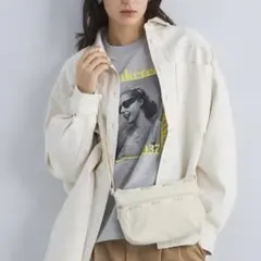 新品✨別注LeSportsac　SMコスメショルダーバッグ オフホワイト