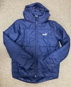 ✳︎美品✳︎PUMA フード付き中綿コート 160cm ネイビー