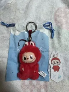 MONSTER PIN FOR LOVE ぬいぐるみ 【X】ラブブ イニシャル