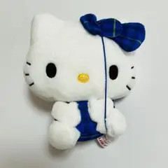 ハローキティ チェック×チェック おすわりマスコット 新品未使用