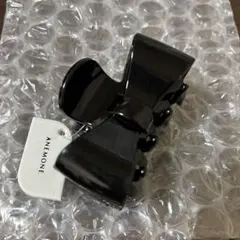 ANEMONE リボン　ヘアクリップ　黒