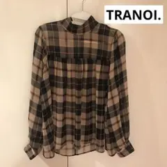 TRANOI.トラノイチェックシアーブラウスのサムネイル