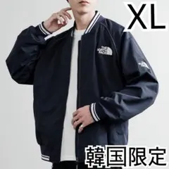 XL＊ダークネイビー　紺＊オレマ　MA-１　ジャケット＊ノースフェイス＊韓国限定