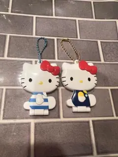 ハローキティ ミラー付きキーホルダー 2個セット