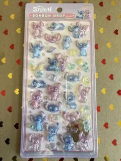 【正規品】スティッチ ボンボンドロップシール　ディズニー　スティッチ