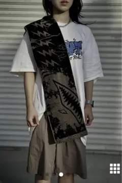 H&O × Geek Field _ サメマフラータオル MIL KAHKIサメ