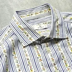 エトロ ETRO☆長袖シャツ ゼブラ×ストライプ柄 made in Italy - メルカリ