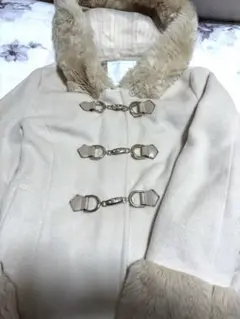 CECIL McBEEベージュ フード付きダッフルコート