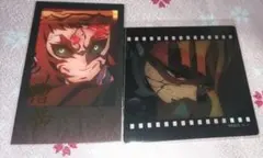 鬼滅の刃ダイニングお楽しみくじ 獪岳チェキ風ブロマイド 我妻善逸クリアカード