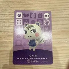 あつまれどうぶつの森　amiiboカード　ジュン　アミーボ